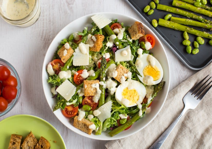 Meatless Caesar Salad from Amuse Your Bouche