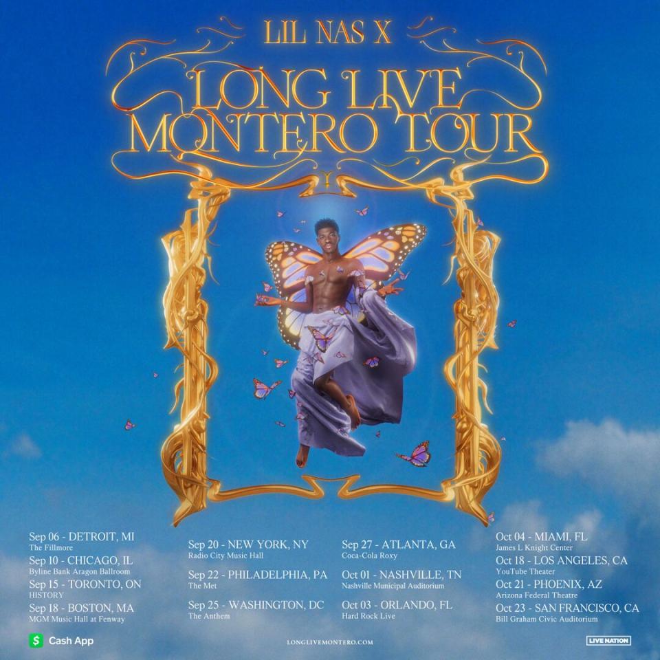 Lil Nas X Announces Long Live Montero World Tour