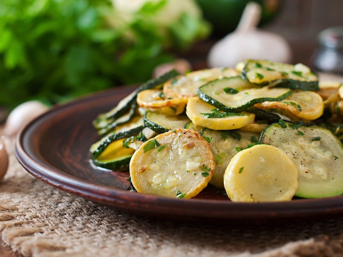 Eat this summer squash scampi with pasta or crusty bread, or as a side dish to any summery meal  (Getty/iStock)