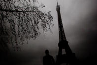 <b>Honorable Mention: Eerie Eiffel</b> <br> The winter gloomy day worked to my advantage to create this eerie feeling of the famous landmark Eiffel tower. <a href="http://ngm.nationalgeographic.com/ngm/photo-contest/" rel="nofollow noopener" target="_blank" data-ylk="slk:(Photo and caption by Indra Swari Wonowidjojo/National Geographic Photo Contest);elm:context_link;itc:0;sec:content-canvas" class="link ">(Photo and caption by Indra Swari Wonowidjojo/National Geographic Photo Contest)</a>