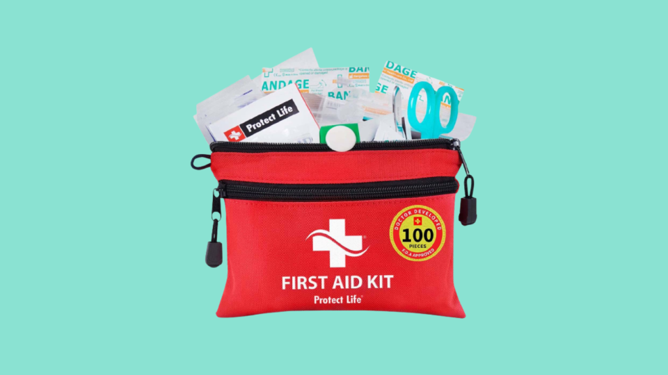 Use a first aid kit to patch yourself up from minor injuries instead of having a nurse do it.