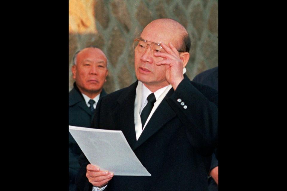 南韓前獨裁者全斗煥資料照片。美聯社