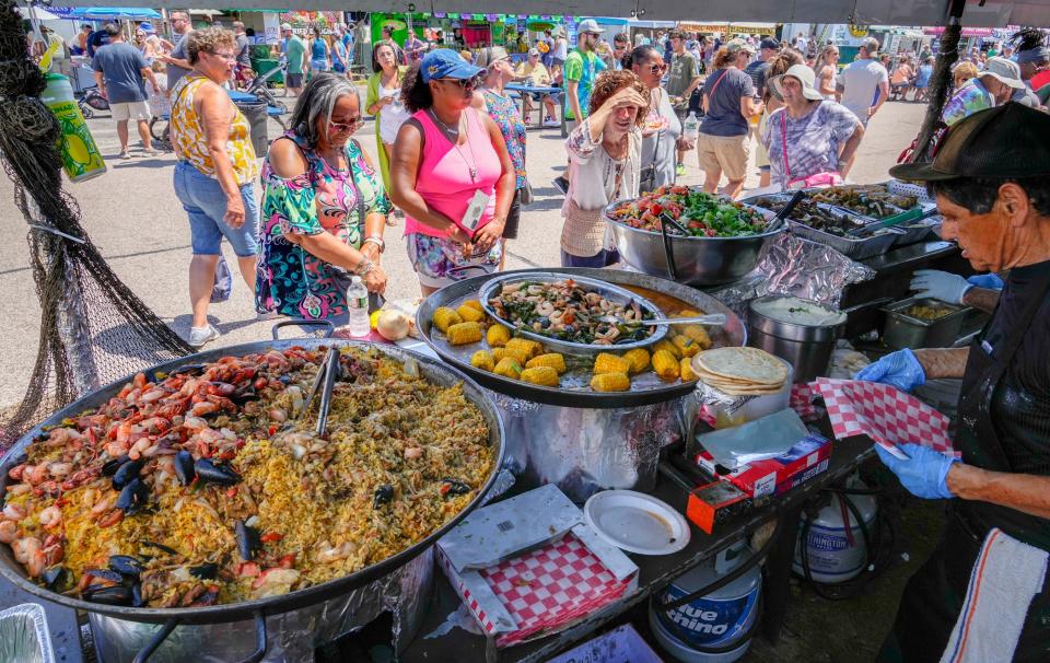 A mouthwatering assortment of dishes are served up at this year's Charlestown Seafood Festival.