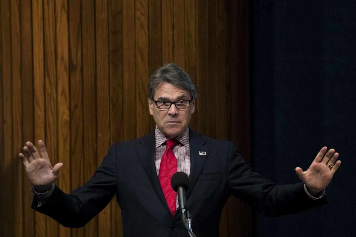 US Energy Secretary Rick Perry: Getty Images