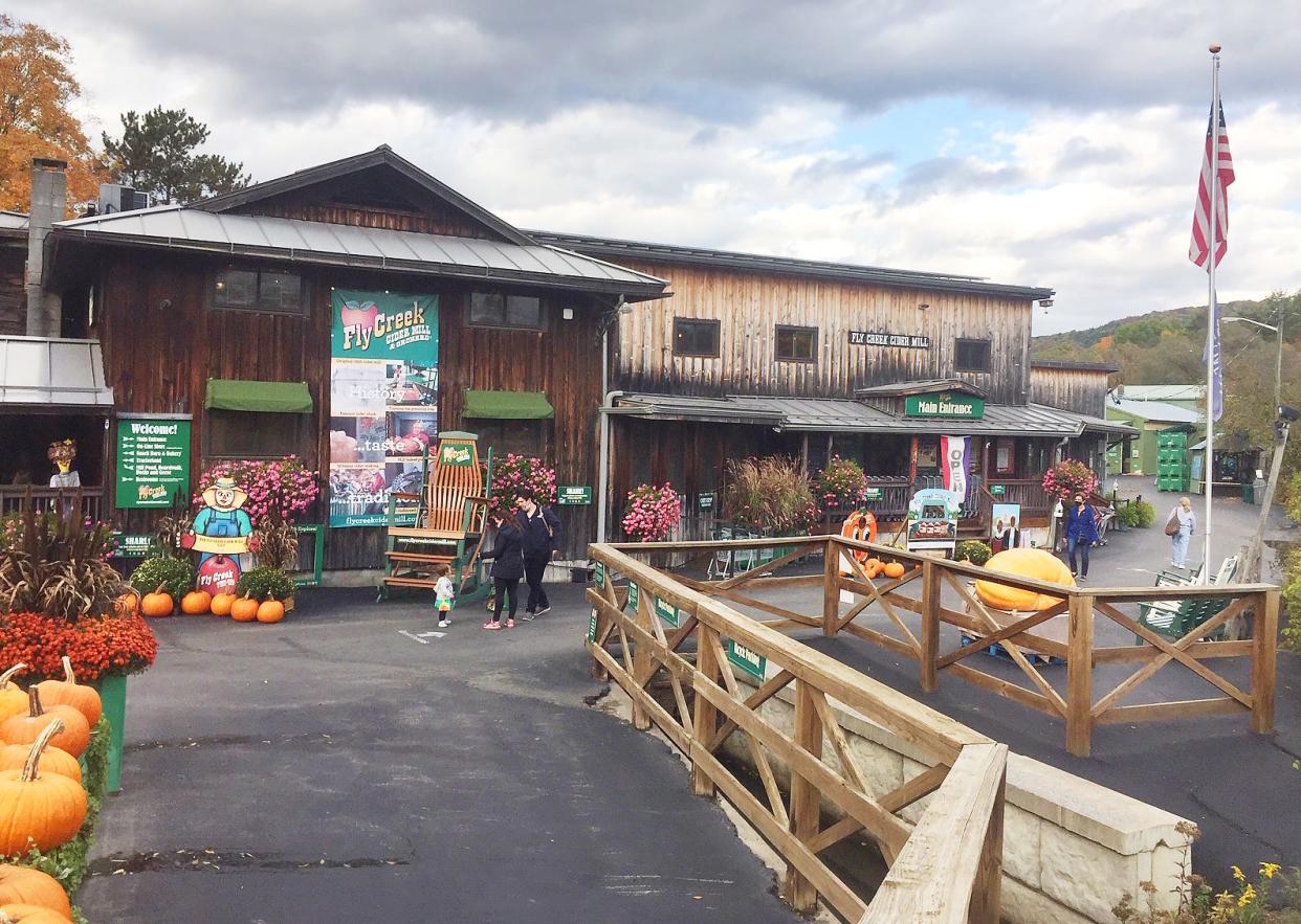 Fly Creek Cider Mill is just off Route 28.