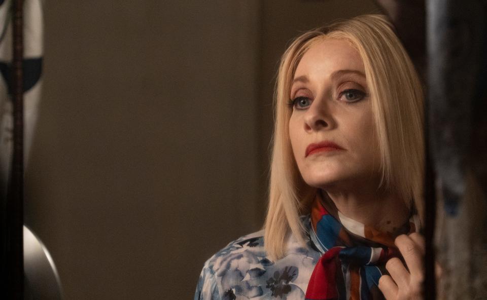 Some gnarly bite marks suggest a change is coming for Anne (Barbara Crampton) in the vampire tale "Jakob's Wife."