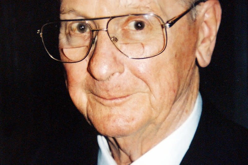 Jack Fallon, shown here in 2003, was UPI's Southwest Division editor in Dallas on November 22, 1963. He directed UPI's coverage of the assassination of President John F. Kennedy. Photo by Tobin Beck/UPI