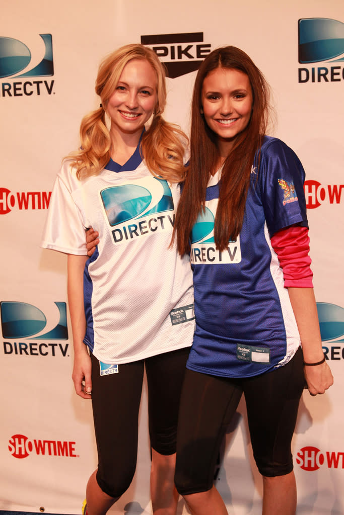 Candice Accola and Nina Dobrev