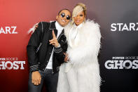 <p>Michael Rainey Jr. and Mary J. Blige attend STARZ's <em>Ghost</em> season 2 premiere on Nov. 17 in N.Y.C.</p>
