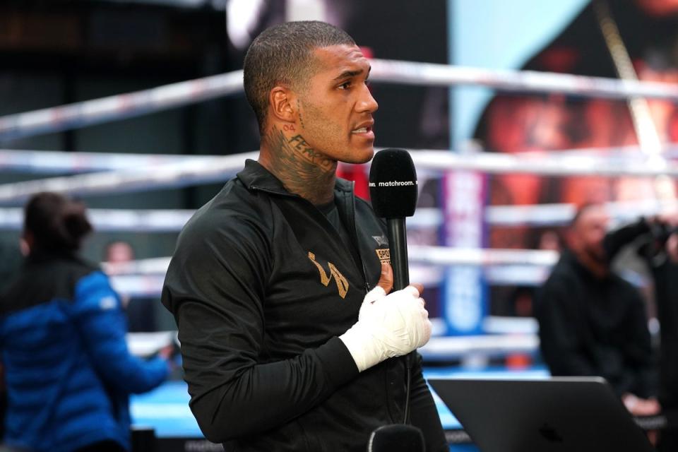 Conor Benn has claimed to be a ‘clean athlete’ despite the drug test result (Yui Mok/PA) (PA Wire)