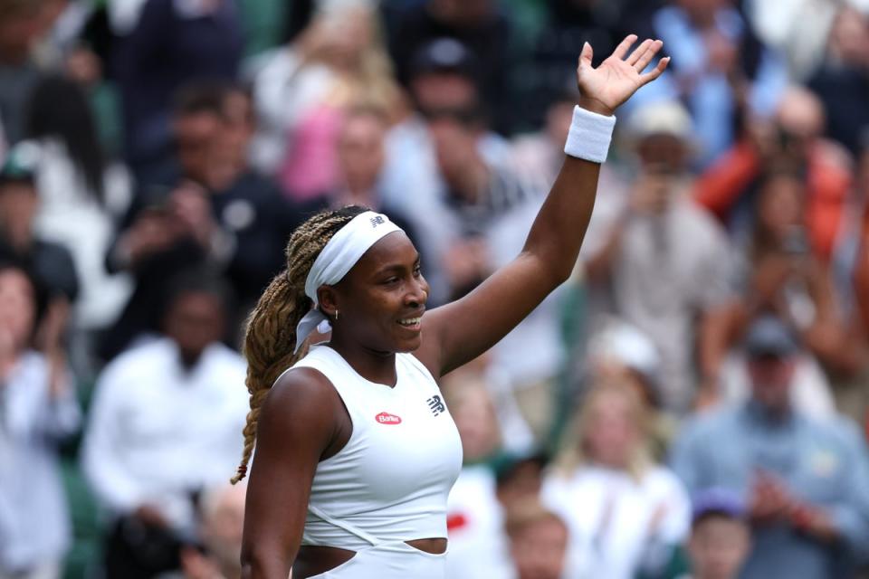 Coco Gauff lost in the first round of Wimbledon 12 months ago but is a different player a year on  (Getty Images)