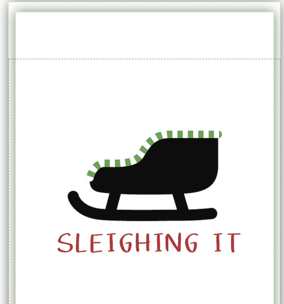 Fine Art America Sleighing It Ornament