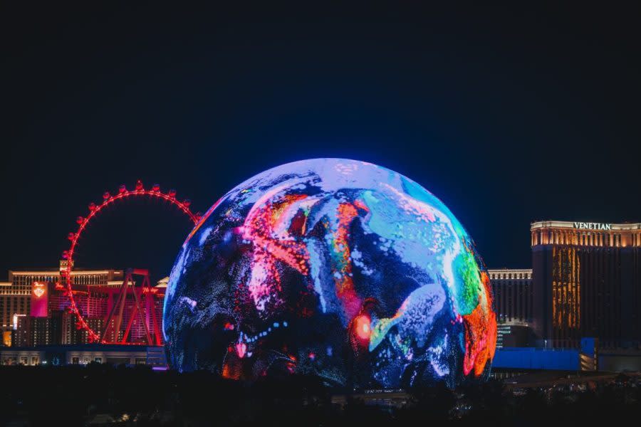 <em>Winners of the Sphere XO Student Design Challenge will have their artwork featured on the Exosphere on July 4, 2024. (Credit: Sphere Las Vegas)</em>