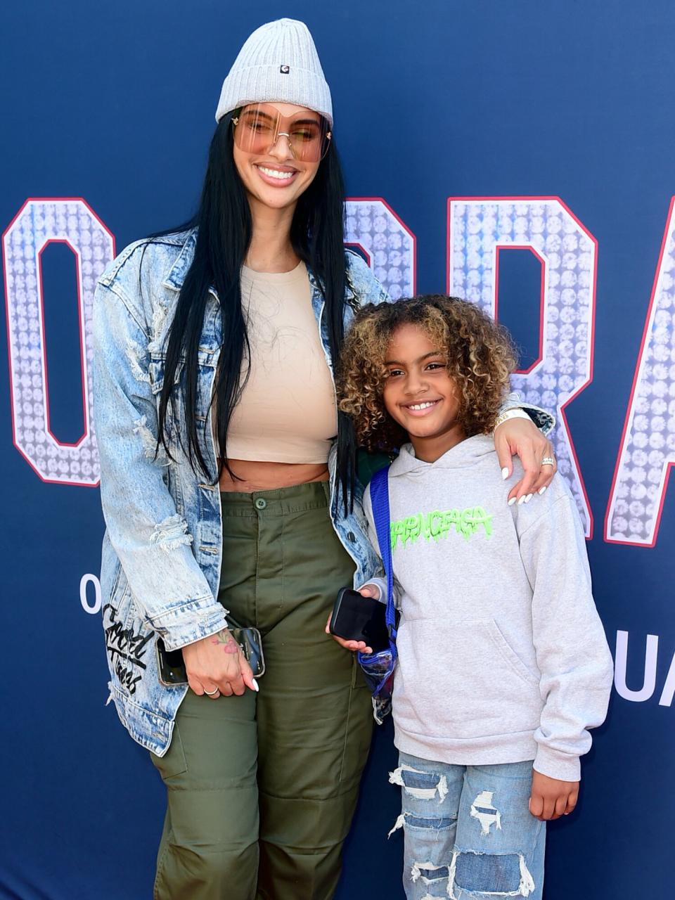 Johanna Leia and Savanna Smith attend a Creator Tailgate in support of Paramount Pictures' “80 For Brady” at the Broxton Brewery on January 28, 2023 in Los Angeles, California