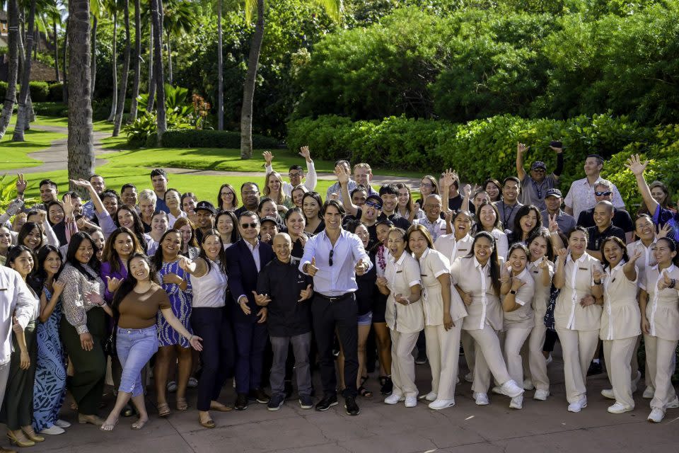 Four Seasons President and CEO Alejandro Reynal and the team at Four Seasons Resort Oahu at Ko Olina.