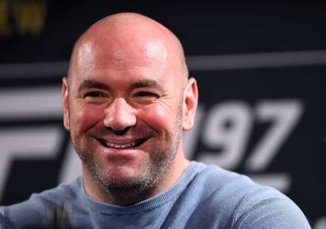 Dana White is in Hunt's crosshairs. Pic: Getty