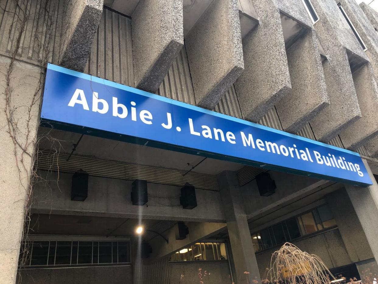 A leak at the Abbie J. Lane Memorial Building in Halifax has forced at least five patients to relocate. (CBC - image credit)