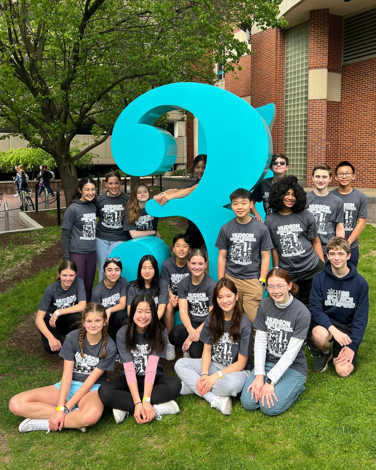 The Hudson Middle School Science Olympiad team placed third at the Ohio State Tournament where they competed against the top 40 schools from across the state of Ohio.