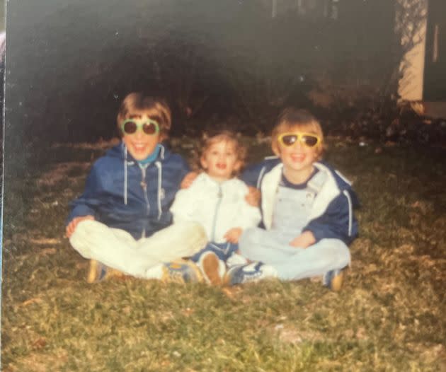 Andy, Emily and David as kids.