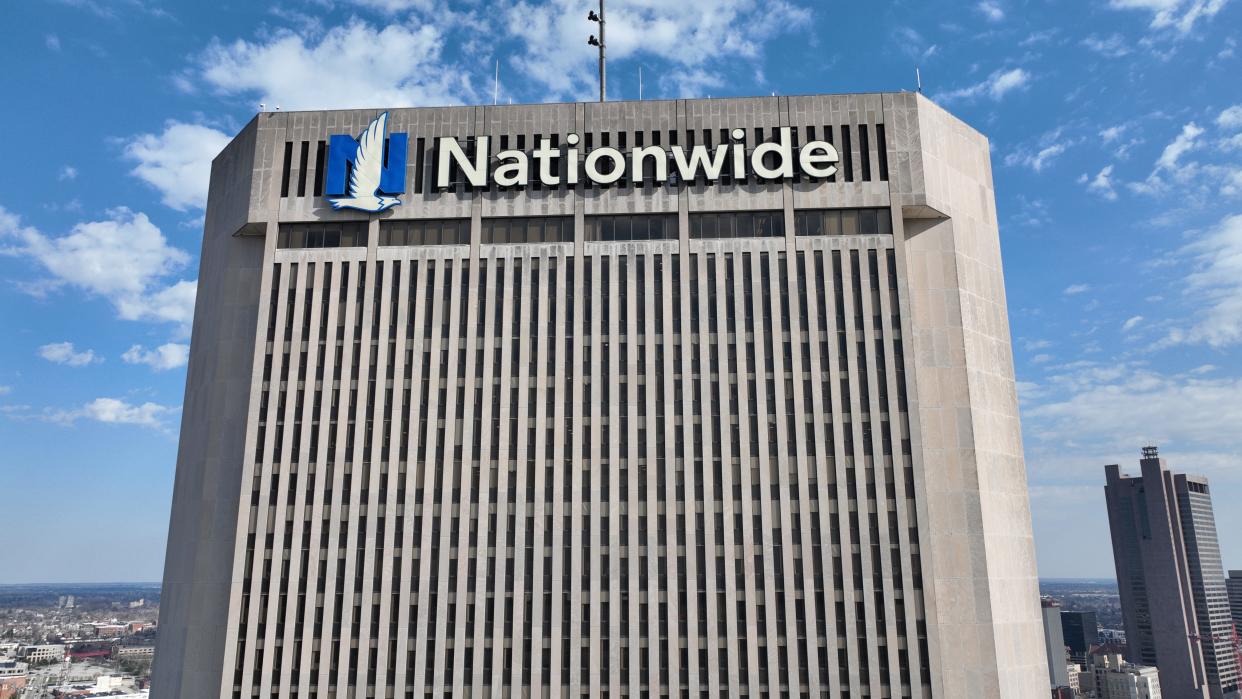 Nationwide Insurance headquarters in downtown Columbus, Ohio, on March 29.