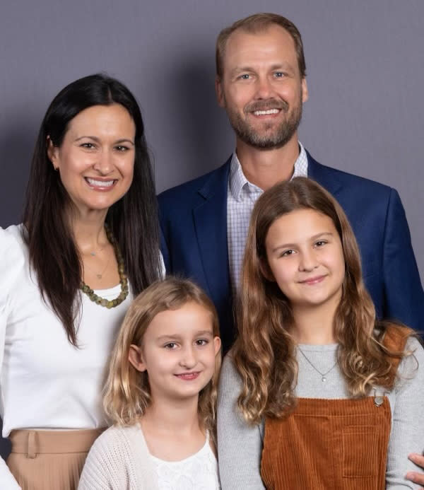 Evelyn Dieckhaus, lower left, with her family. (Courtesy Dieckhaus family )