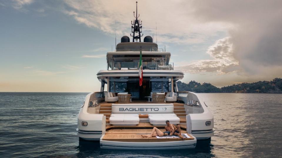 The new Baglietto T52 is the first of the 171-foot series. 