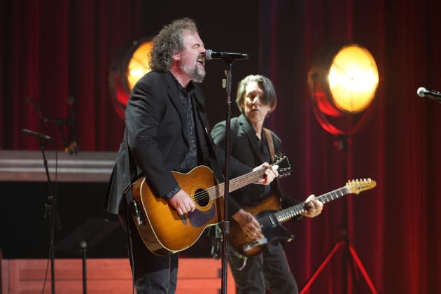 Drive-By Truckers at “Jimmy Carter 100: A Celebration in Song,” a 100th birthday tribute to former U.S. President Jimmy Carter, held at the Fox Theatre in Atlanta, Tuesday, September 17. - Credit: Michael A. Schwarz/The Carter Center