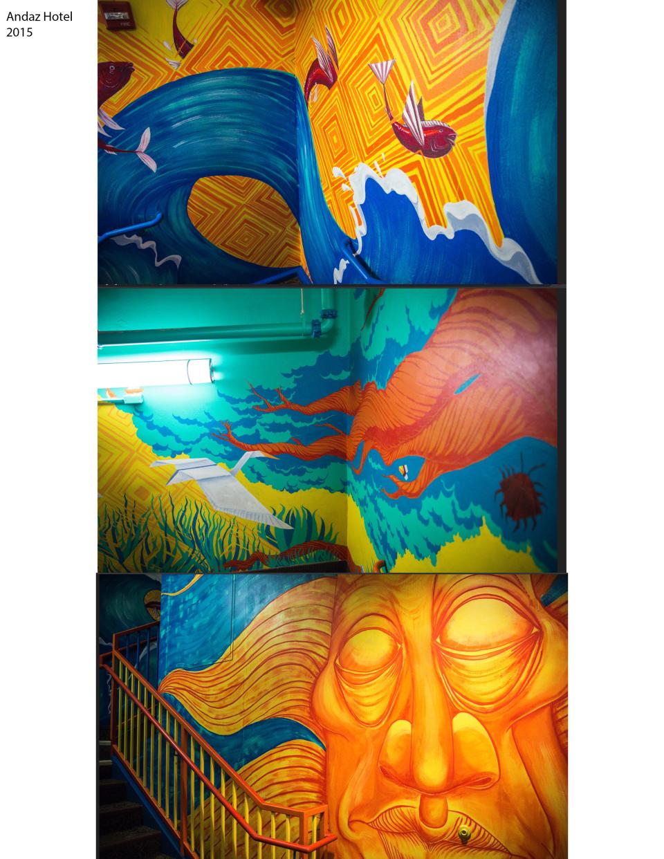 Mural for the Andaz Hotel