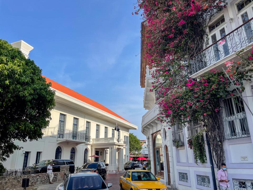 The exterior of the Sofitel Legend Casco Viejo.