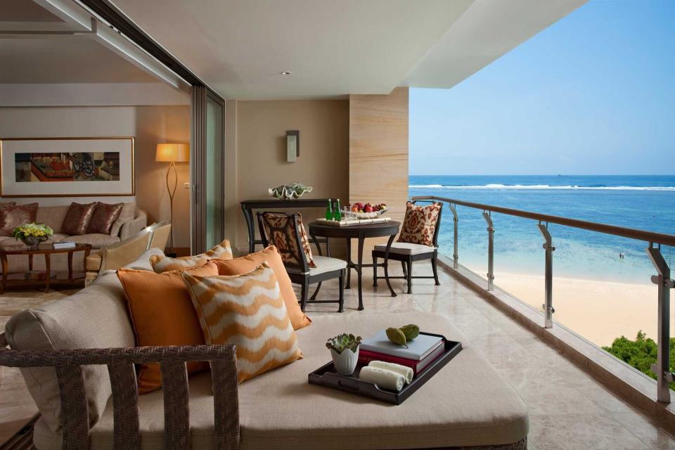 The Mulia, Earl Suite patio, Bali, Indonesia