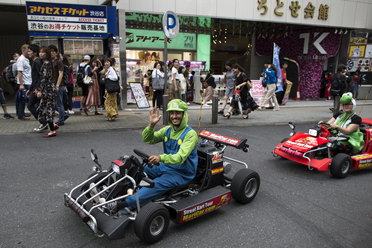 Want to race in a Mario Kart? Go to Japan, when you can