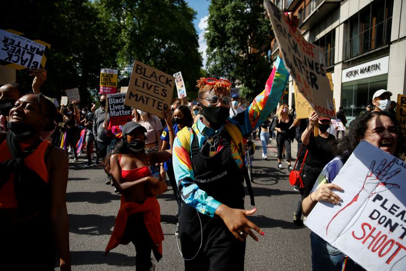 Black Lives Matter protest, in London