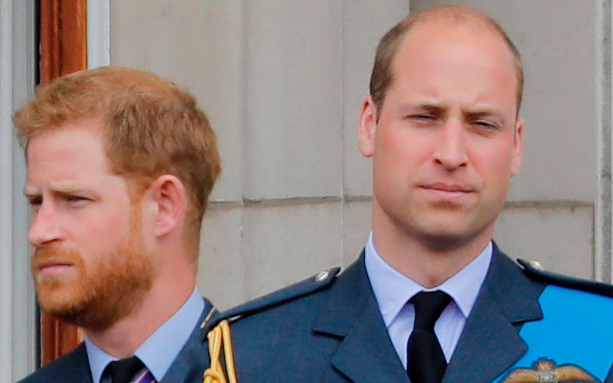 Princes William and Harry will not walk shoulder to shoulder at Duke of Edinburgh's funeral - Tolga Akmen/AFP