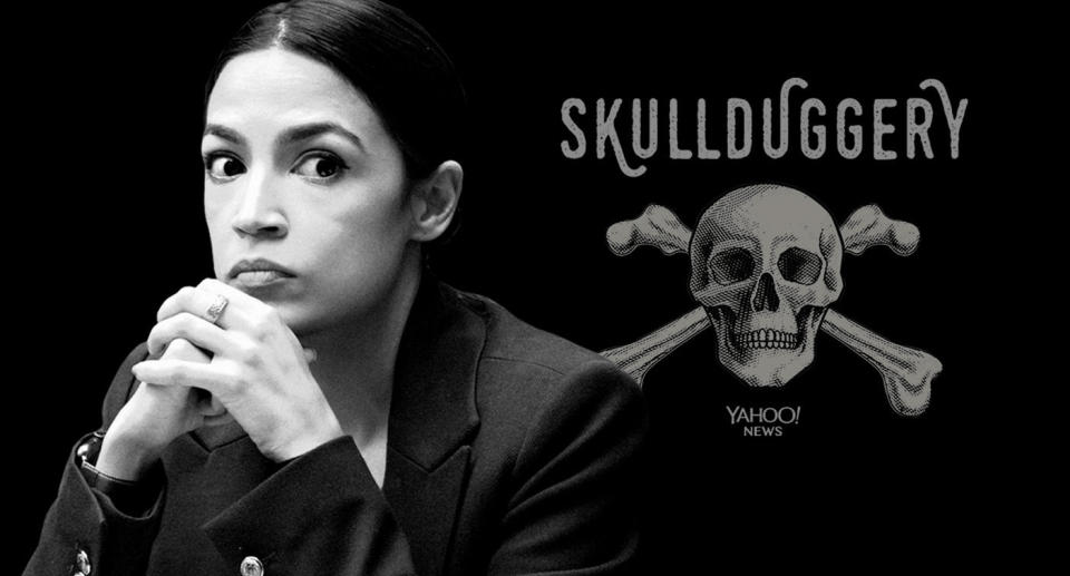 Rep. Alexandria Ocasio-Cortez. (Photo illustration: Yahoo News; photo: AP)