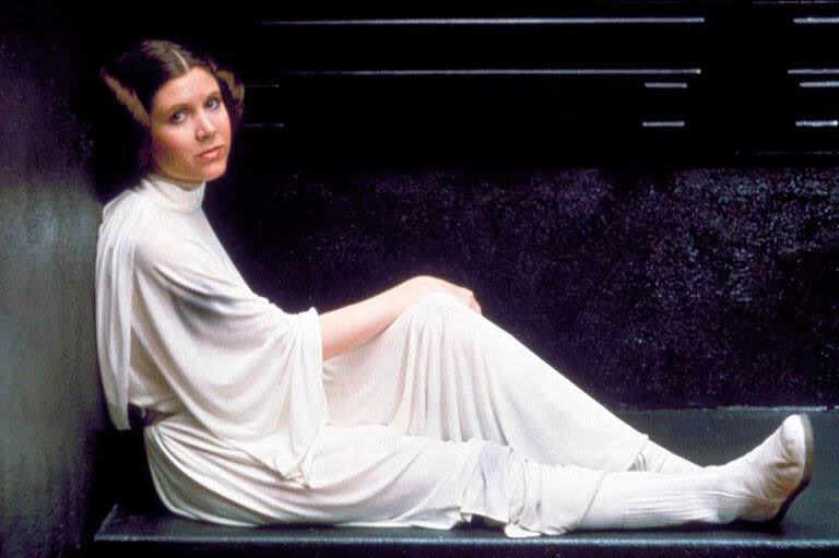 Carrie Fisher fue quien finalmente le dio vida a la princesa Leia