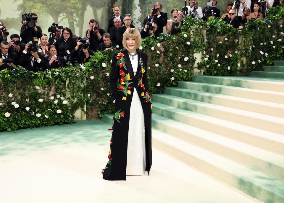 Anna Wintour attends The 2024 Met Gala Celebrating "Sleeping Beauties: Reawakening Fashion."