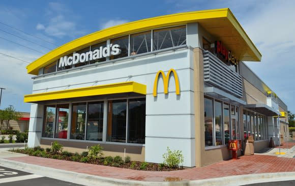 A McDonald's restaurant