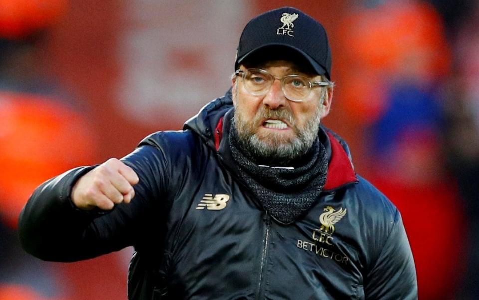 Jurgen Klopp could be celebrating at Old Trafford - REUTERS