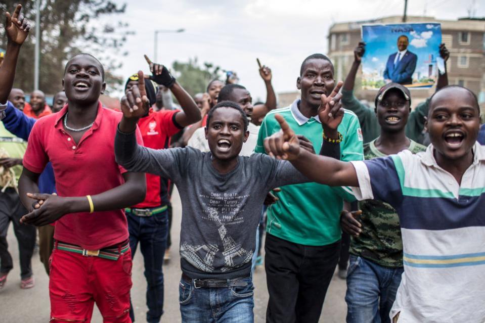 Raila Odinga supporters