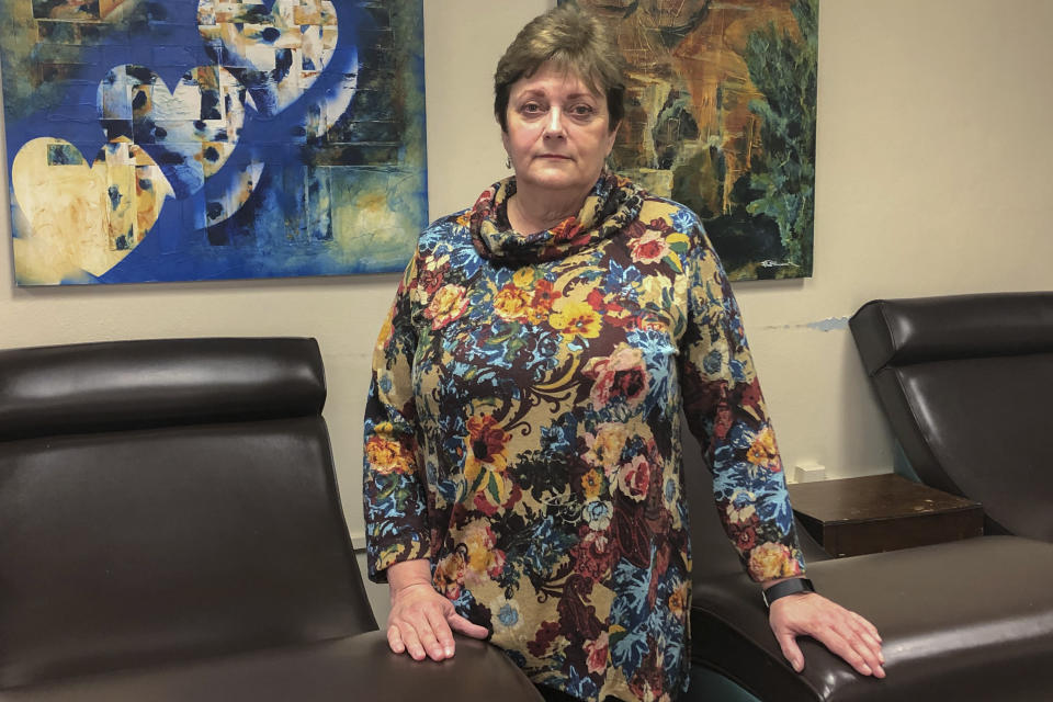 Kathaleen Pittman, the administrator of the Hope Medical Group for Women in Shreveport, La., poses for a portrait in the clinic’s recovery room on Feb. 20, 2020. The clinic is one of three in the state that provides abortions to women, and it is challenging a state law that requires doctors who perform abortions to have admitting privileges at a nearby hospital. The Supreme Court is hearing the case on March 4. (CREDIT: Rebecca Santana)