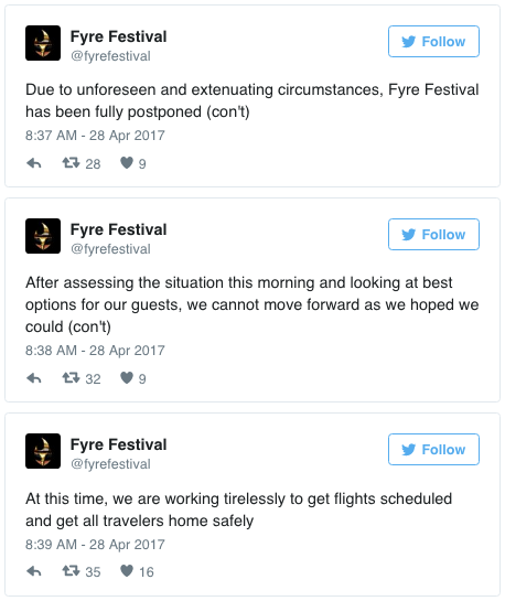 Luxury Fyre Festival Postponed After Tumultuous Opening Day