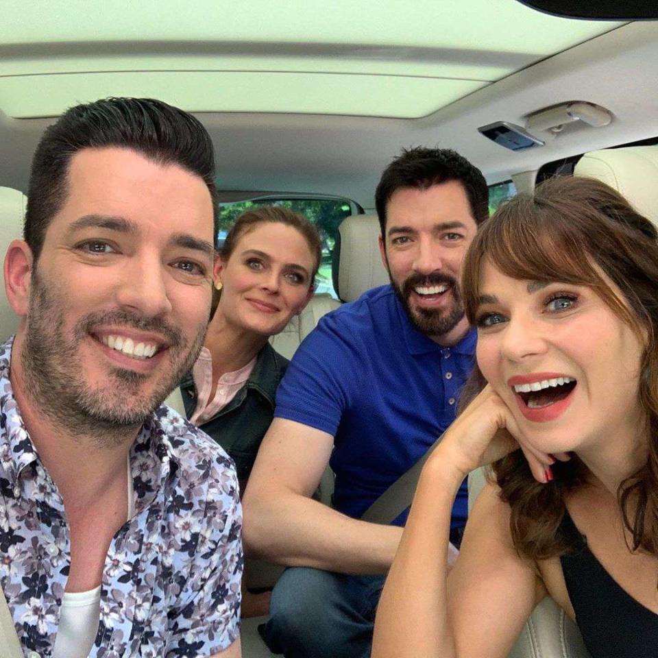 Zooey Deschanel and Jonathan Scott