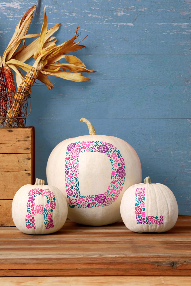 Monogram Pumpkins