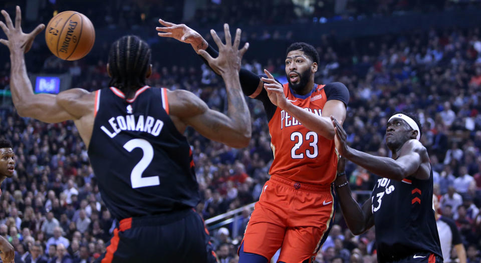 Raptors expected to be in on Anthony Davis. (Getty)