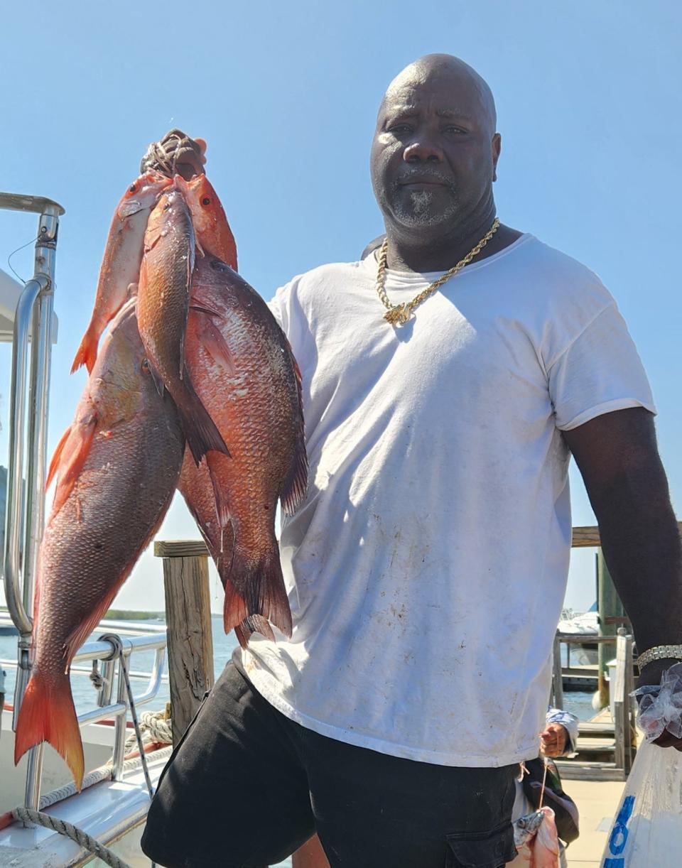 Another quality stringer of snapper caught from the Sea Spirit party boat out of Ponce Inlet.