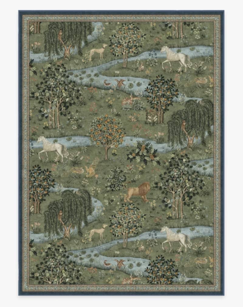 Morris & Co. Owl & Willow Rug, 5' x 7'