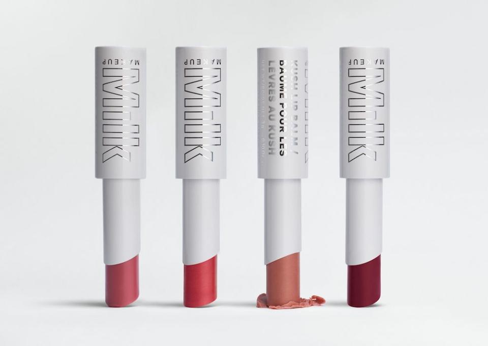 You can now buy Milk Makeup's cannabis-infused Kush Lip Balm in four new shades that offer the most subtle wash of color.