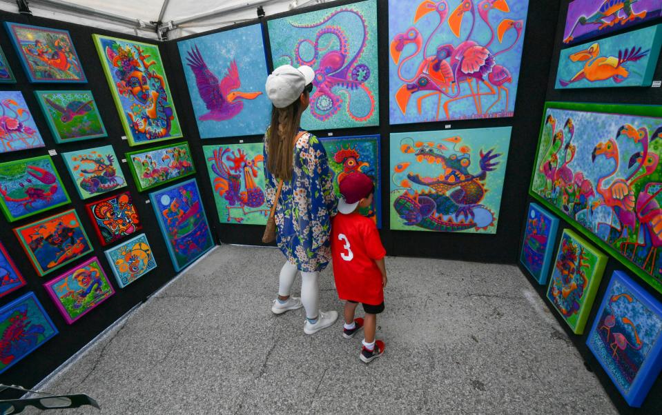 Bring art into your life at the Melbourne Art Festival in Wickham Park on Saturday and Sunday, April 27 and 28. Visit melbournearts.org.