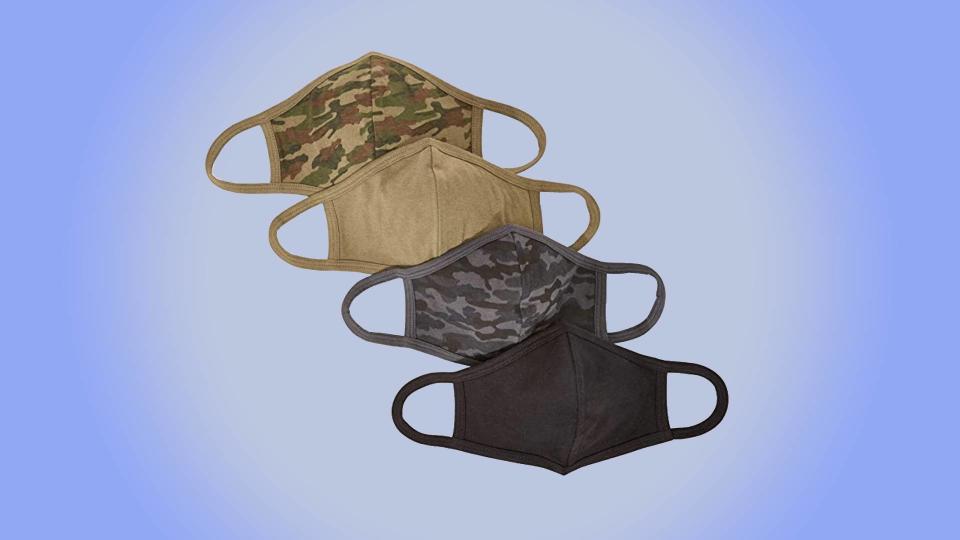 Quality Durables 4-Pack Reusable Face Covering (Photo: Amazon)