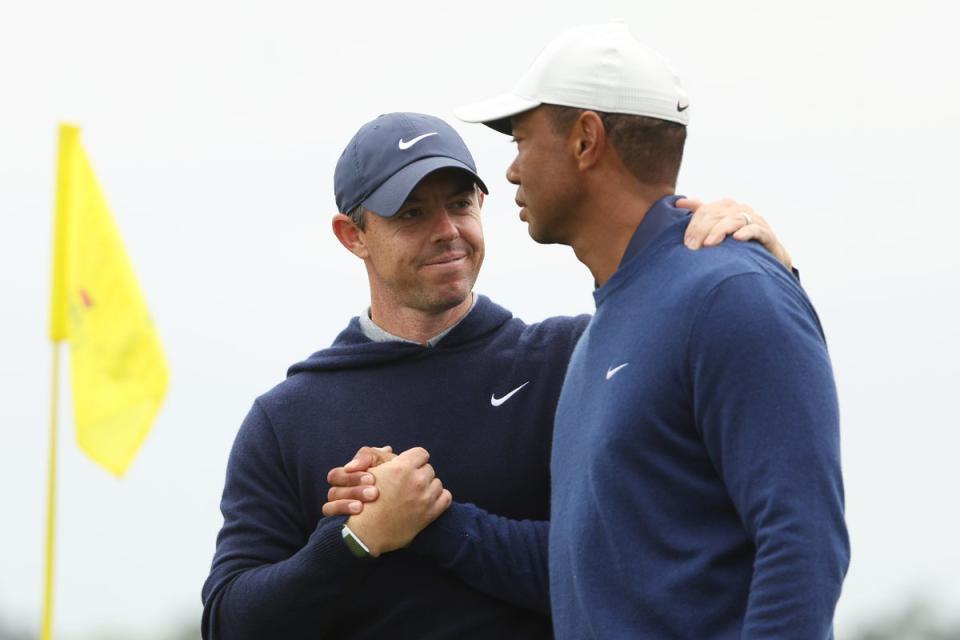 Rory McIlroy will try to ignore hostilities between the PGA Tour and the Saudi Arabia-backed LIV Golf as he attempt to finally win the Masters  (Getty)